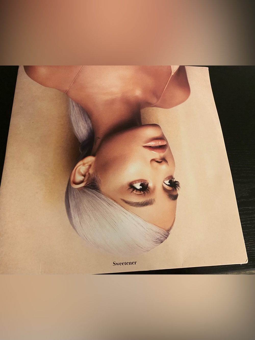 Ariana Grande Sweetener 2018 LP Urban Outfitters Orange Splatter